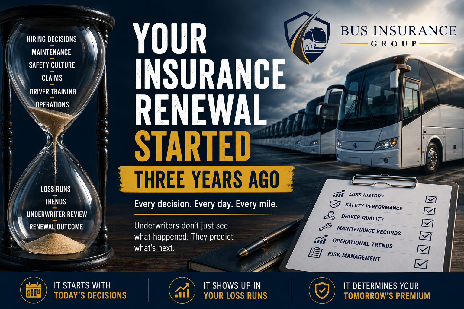 Your Insurance Renewal Started Three Years Ago